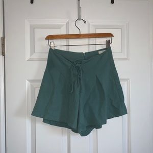 Lush size S teal high waisted shorts.